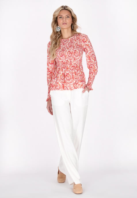 usha Blouse vrouwen rood veelkleurig - Image 2