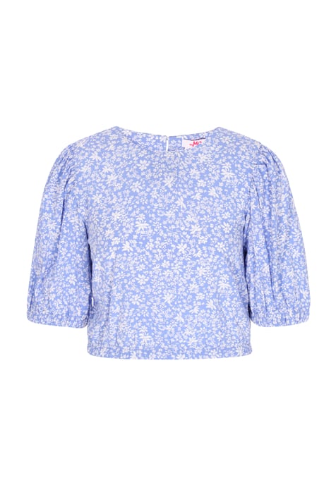 Mymo Blouse vrouwen blauw wit - Image 1