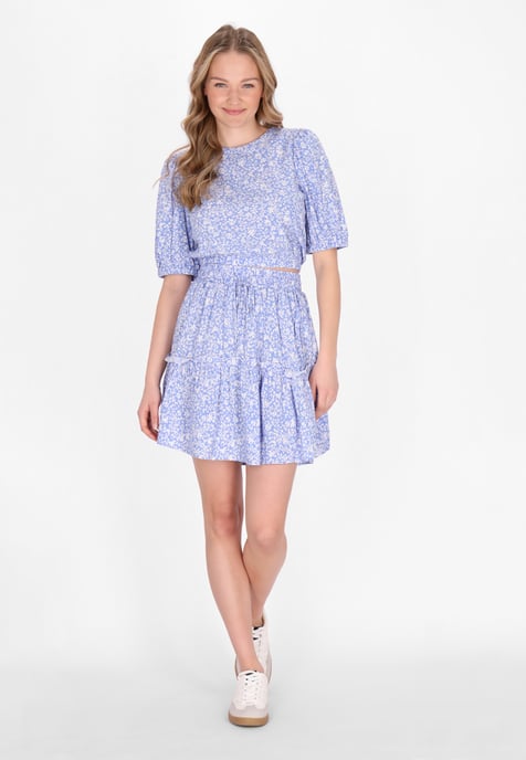 Mymo Blouse vrouwen blauw wit - Image 2