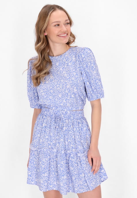 Mymo Blouse vrouwen blauw wit - Image 3