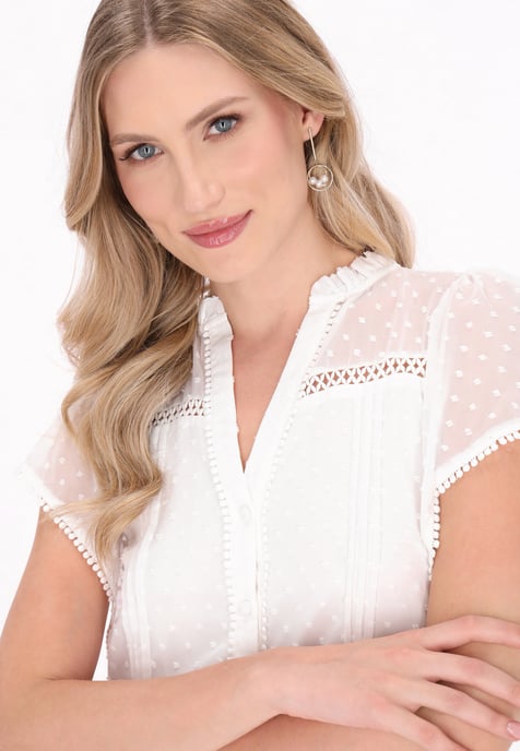 Dreimaster Blouse vrouwen wit - Image 5
