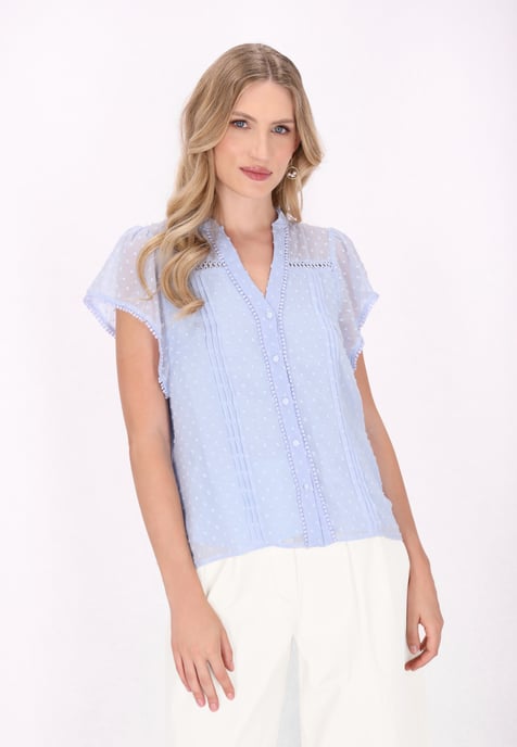 Dreimaster Blouse vrouwen lichtblauw - Image 3