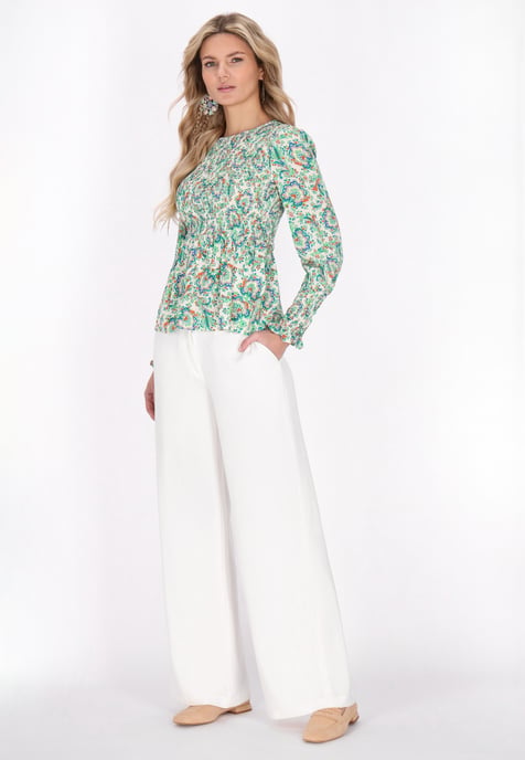 usha Blouse vrouwen groen veelkleurig - Image 2