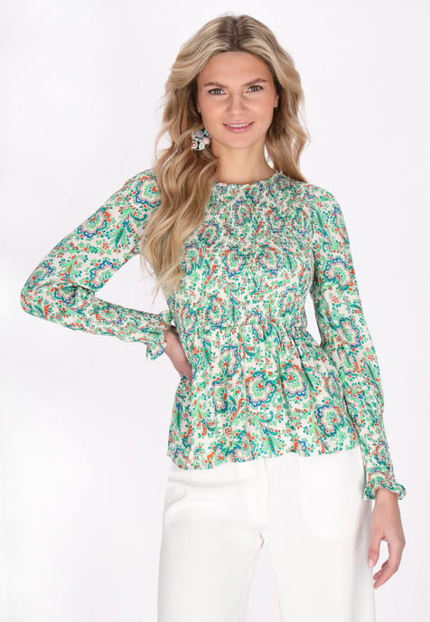 usha Blouse vrouwen groen veelkleurig - Image 3
