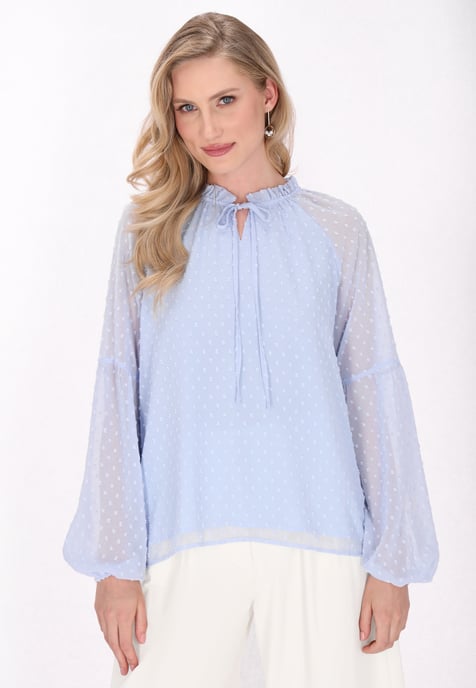 Dreimaster Blouse vrouwen lichtblauw - Image 3