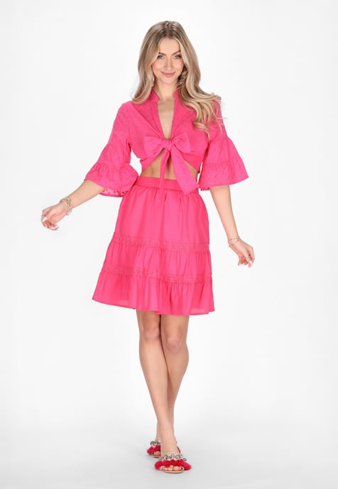 IZIA Blouse vrouwen fuchsia - Image 2