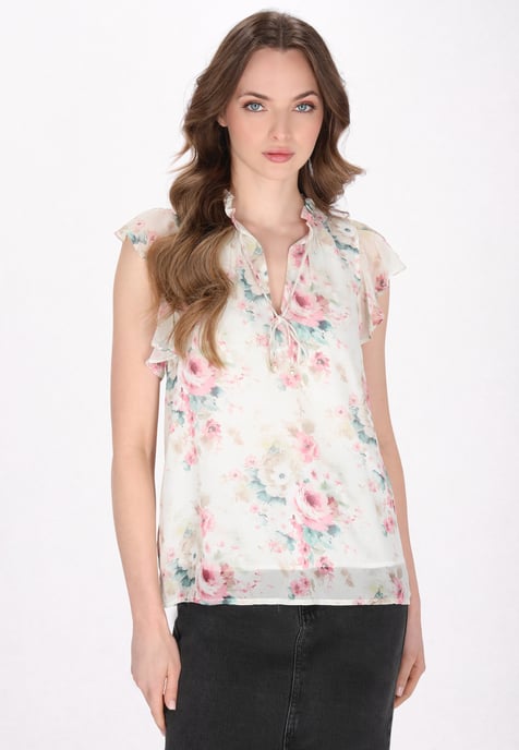 Dreimaster Blouse vrouwen roos - Image 3