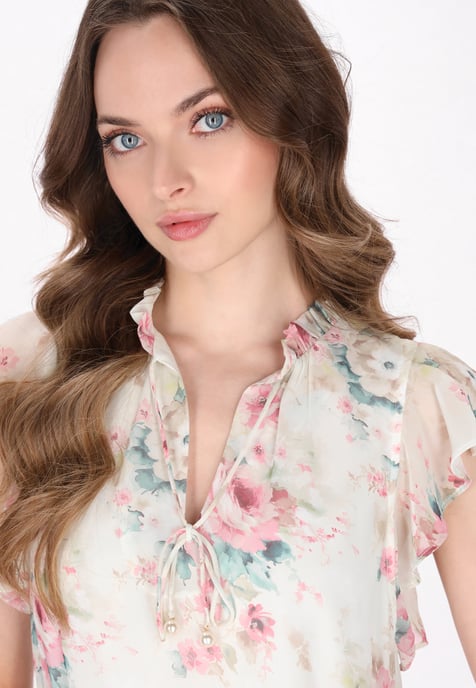 Dreimaster Blouse vrouwen roos - Image 5