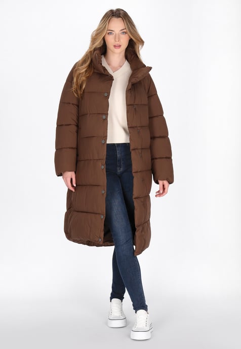 Dreimaster jas vrouwen bruin - Image 2
