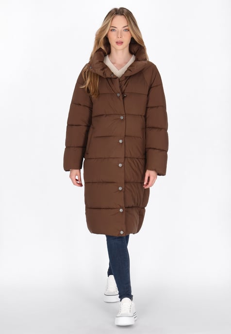 Dreimaster jas vrouwen bruin - Image 3
