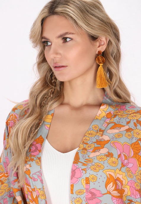 usha Kimono vrouwen steengrijs veelkleurig - Image 5