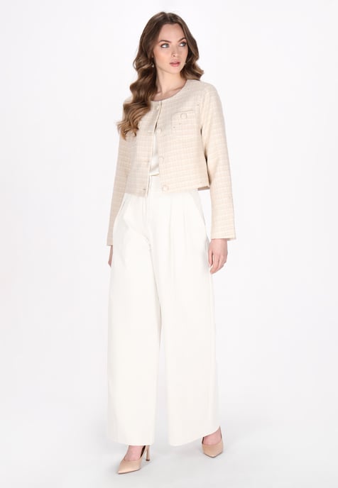 Dreimaster Blazer vrouwen lichtbeige glitters - Image 2