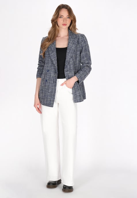 Dreimaster Jas vrouwen blauw veelkleurig - Image 2