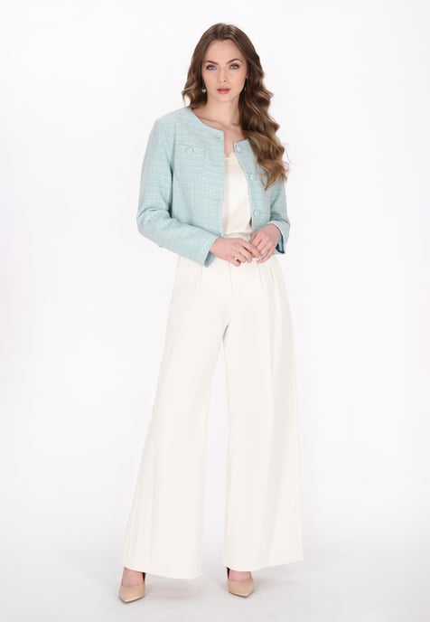 Dreimaster Blazer vrouwen munt glitter - Image 2