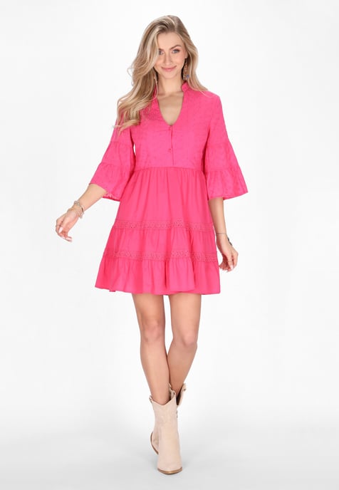 IZIA jurk vrouwen fuchsia - Image 2