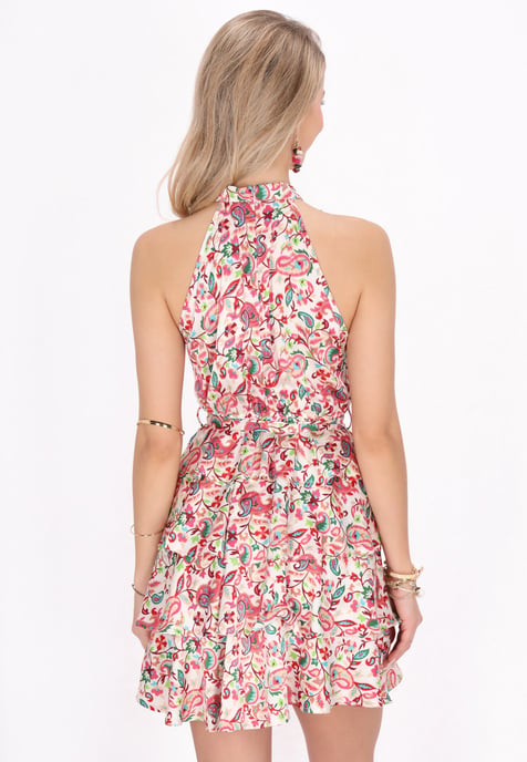 IZIA jurk vrouwen rood veelkleurig - Image 4