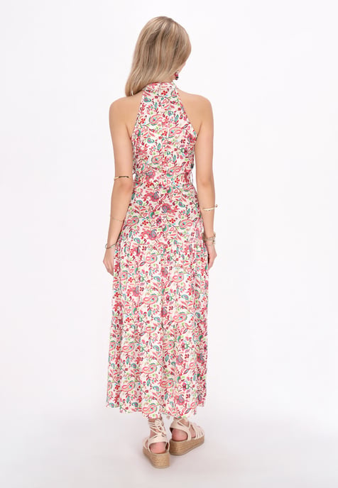 IZIA jurk vrouwen rood veelkleurig - Image 4