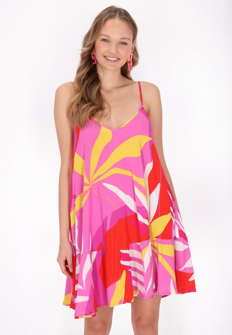 Mymo jurk vrouwen roze veelkleurig - Image 3