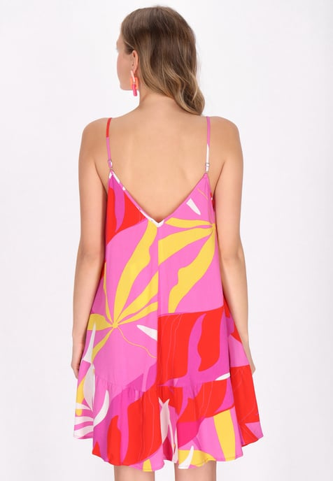 Mymo jurk vrouwen roze veelkleurig - Image 4
