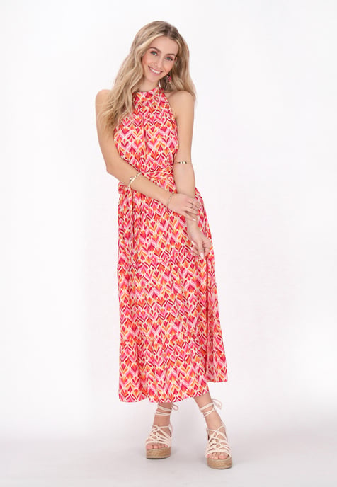 IZIA jurk vrouwen roze veelkleurig - Image 2