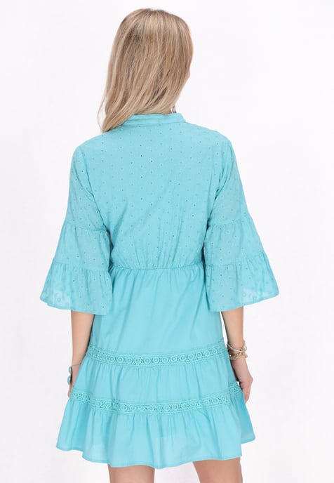 IZIA jurk vrouwen aqua - Image 4