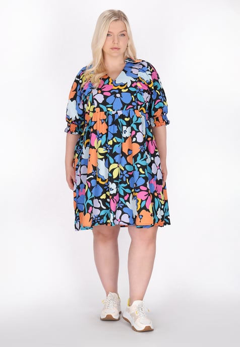 Mymo Grote maten jurk vrouwen Blauw - Image 2
