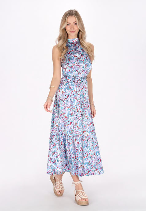 IZIA jurk vrouwen blauw veelkleurig - Image 3