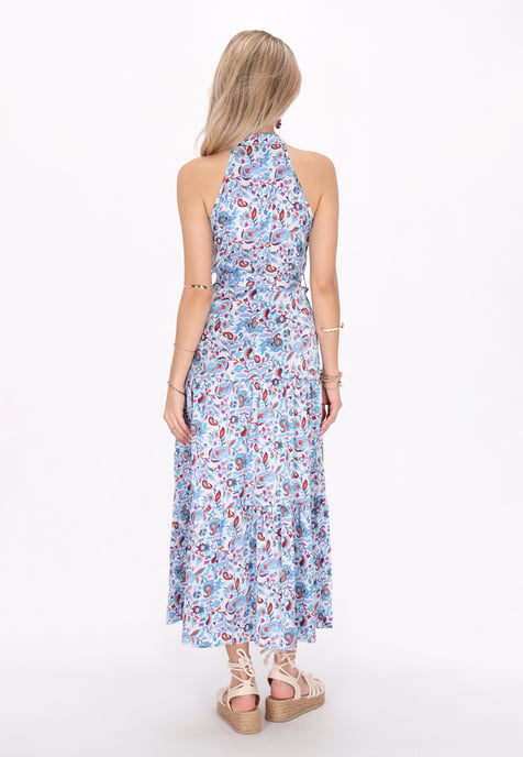 IZIA jurk vrouwen blauw veelkleurig - Image 4