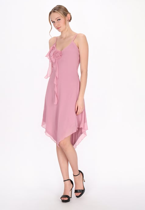 Mymo jurk vrouwen roos - Image 2