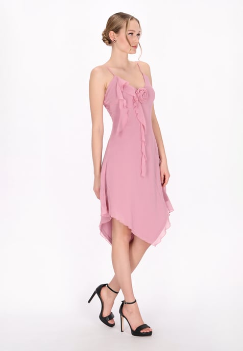 Mymo jurk vrouwen roos - Image 3