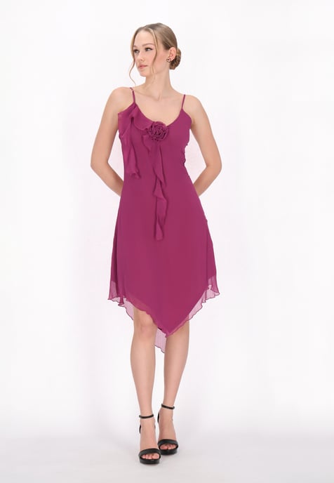 Mymo jurk vrouwen paars - Image 2