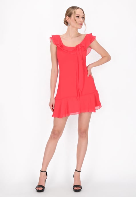 Mymo jurk vrouwen rood - Image 2