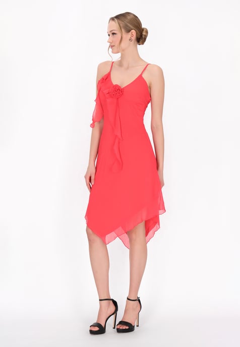 Mymo jurk vrouwen rood - Image 3