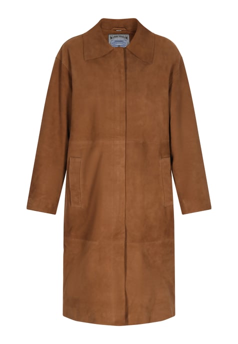 Dreimaster jas vrouwen cognac - Image 1