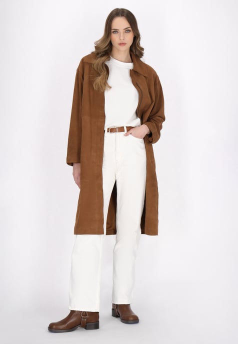 Dreimaster jas vrouwen cognac - Image 2