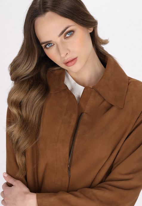 Dreimaster jas vrouwen cognac - Image 5