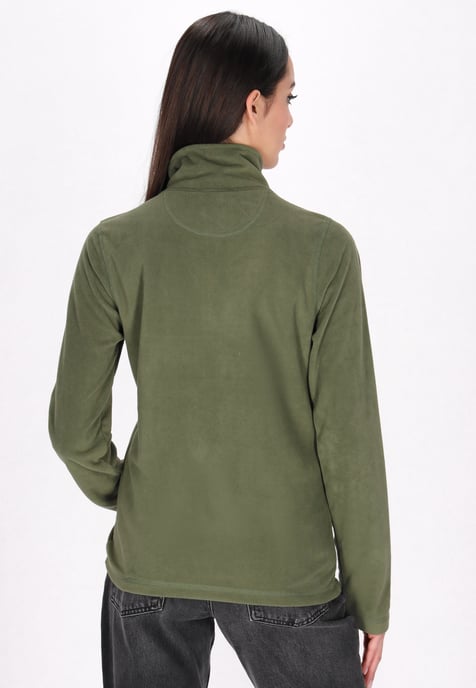 Mymo Fleece trui Dames kaki - Image 4