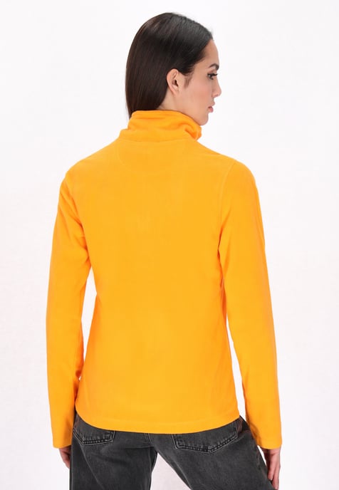 Mymo Fleece trui Dames lichtoranje - Image 4