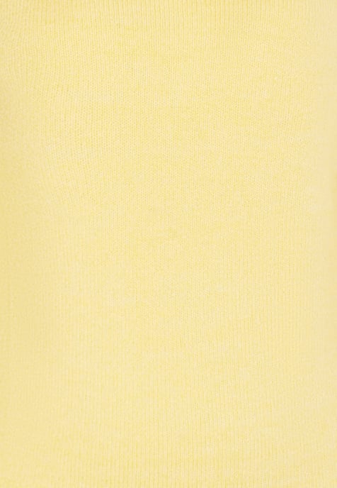 Mymo Knitted pullover women light yellow - Image 3