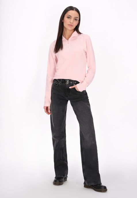 Mymo Fleece trui Dames lichtroze - Image 2
