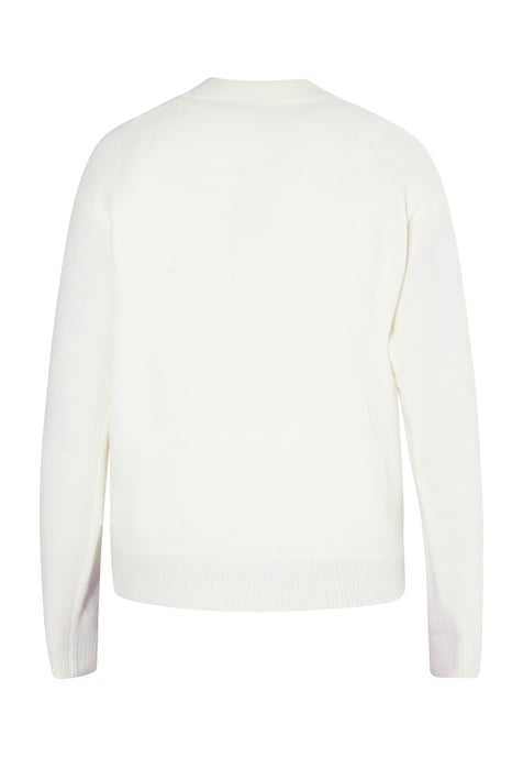 Mymo Knitted pullover women white - Image 2
