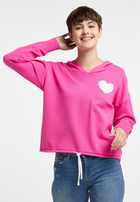 Mymo Knitted pullover women pink - Image 3