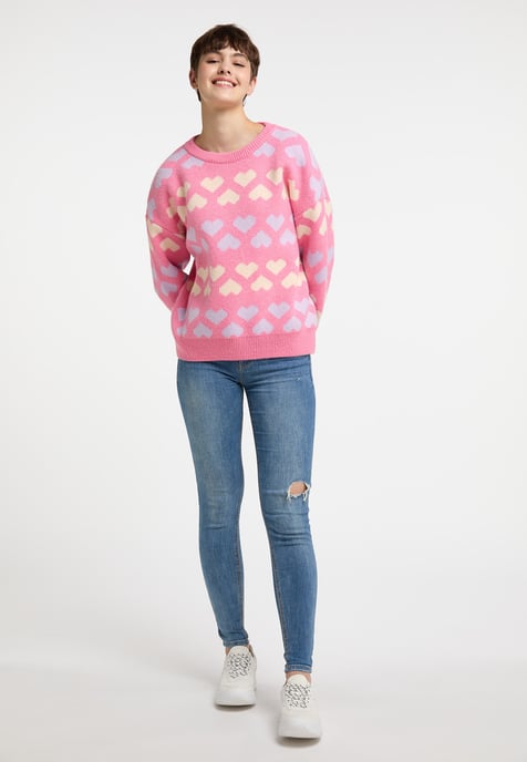 Mymo Gebreide trui Blonda Dames roze - Image 2
