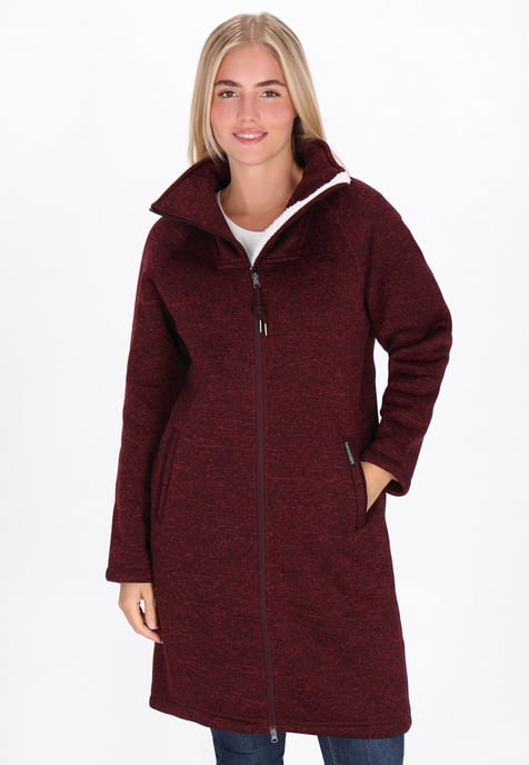 Schmuddelwedda Jas vrouwen bordeauxrode melange - Image 3