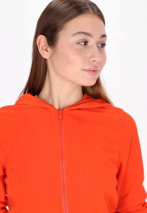 Mymo Fleece jas Dames oranje - Image 5