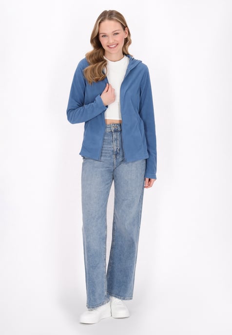 Mymo fleece jacket women blue - Image 2