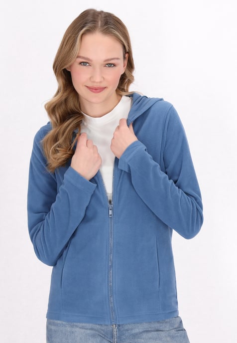 Mymo fleece jacket women blue - Image 3