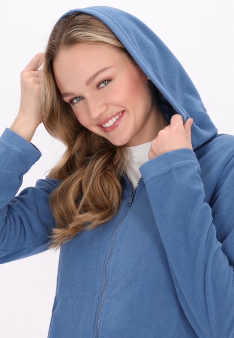 Mymo fleece jacket women blue - Image 5
