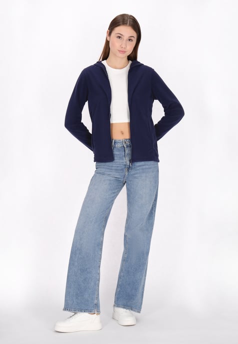 Mymo Fleece jas Dames marine - Image 2