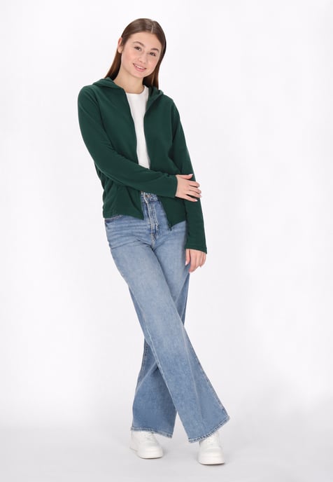 Mymo Fleece jas Dames donkergroen - Image 2